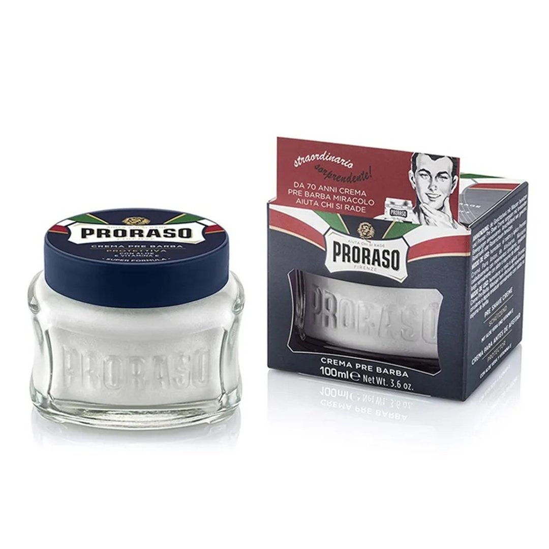 Proraso 保湿麝香 蓝标 胡前软化膏 / 胡前霜 胡前乳 胡子软化 - 男性清洁护肤品 - 其他材质 