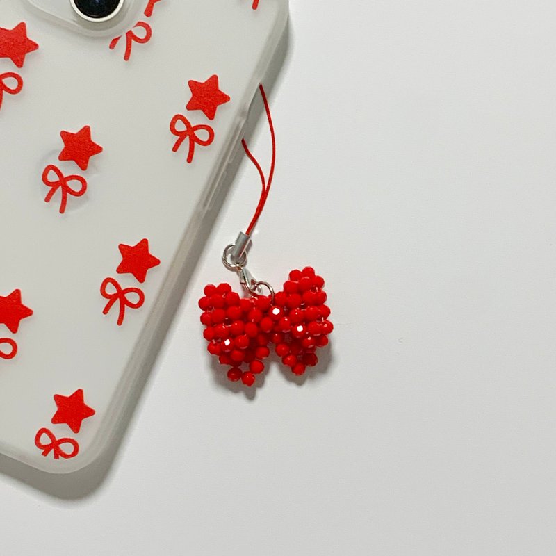 Bebe Ribbon 床钥匙圈 - 钥匙链/钥匙包 - 压克力 多色