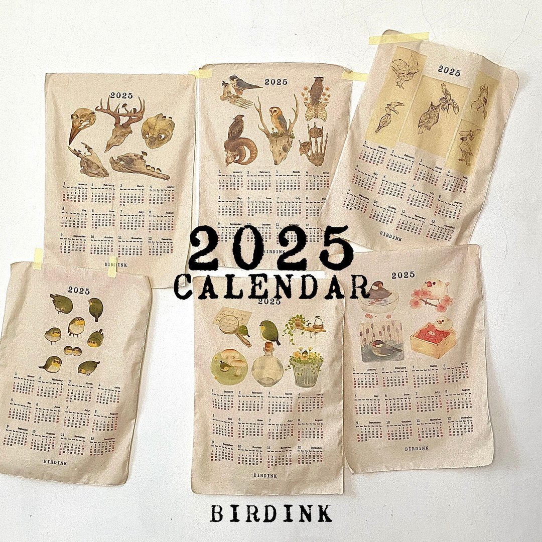 2025 年历挂布 8款 - 海报/装饰画/版画 - 棉 