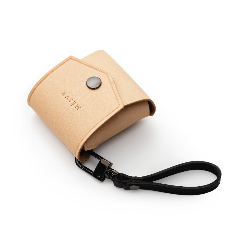 WILD AirPods 皮套 皮革 保护套 I 意大利植鞣革 - 耳机 - 真皮 咖啡色