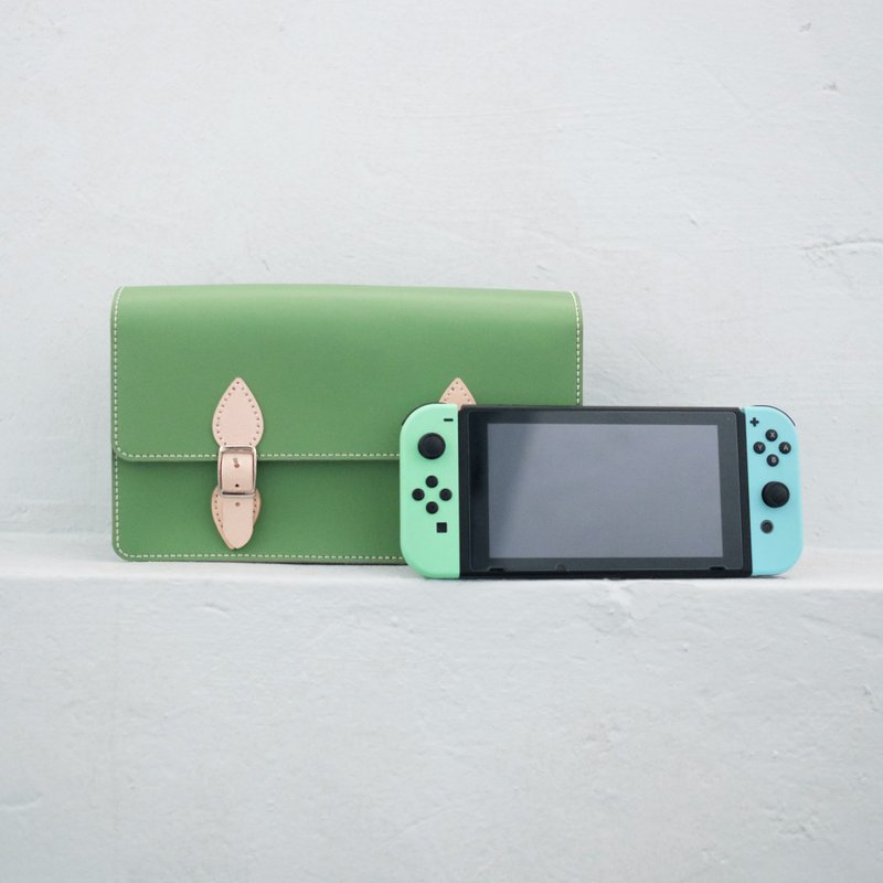 Nintendo Switch 手袋 | 手缝皮革完成品 | 动森配色 | BSP 157 - 皮件 - 真皮 红色