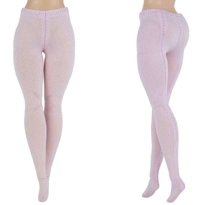 ELENPRIV pale pink tights accessories Barbie CURVY doll 30cm 11 1/2 in dolls - 玩具/玩偶 - 聚酯纤维 粉红色