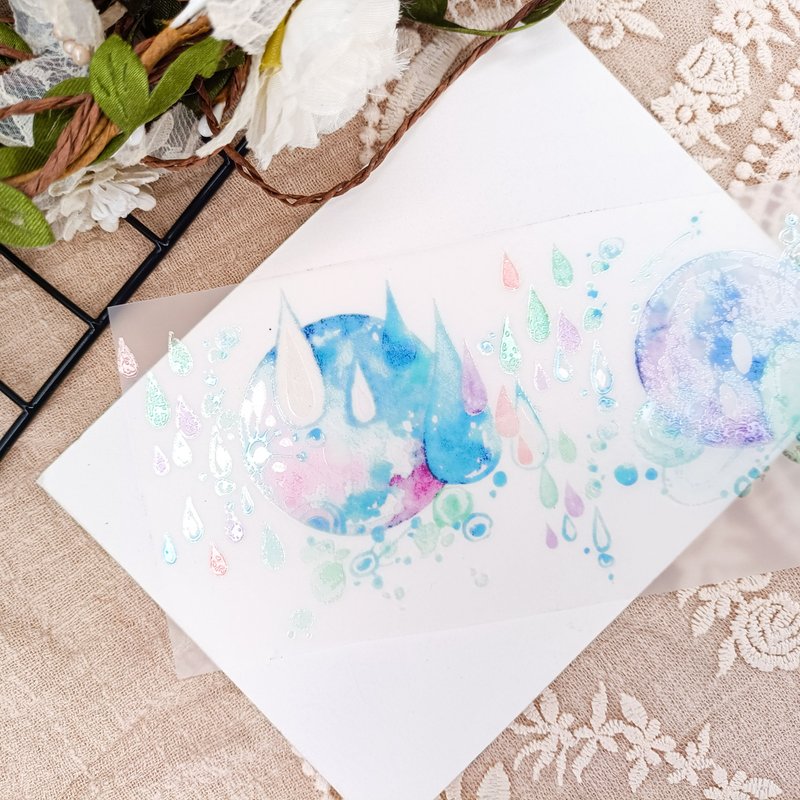 氧氣球 / 裝飾膠帶 - 纸胶带 - 塑料 多色