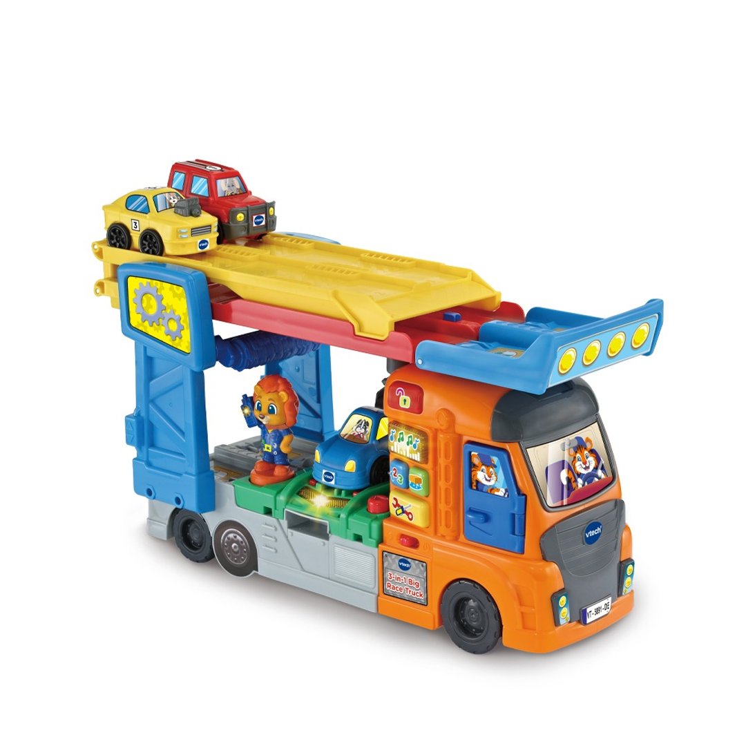 Vtech 嘟嘟车系列 -3 合 1 变形运输车站组 - 玩具/玩偶 - 塑料 