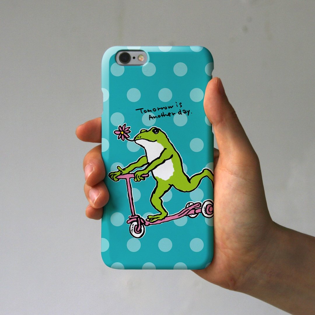 iPhone Case Blue Frog GO Turquoise - 其他 - 塑料 蓝色
