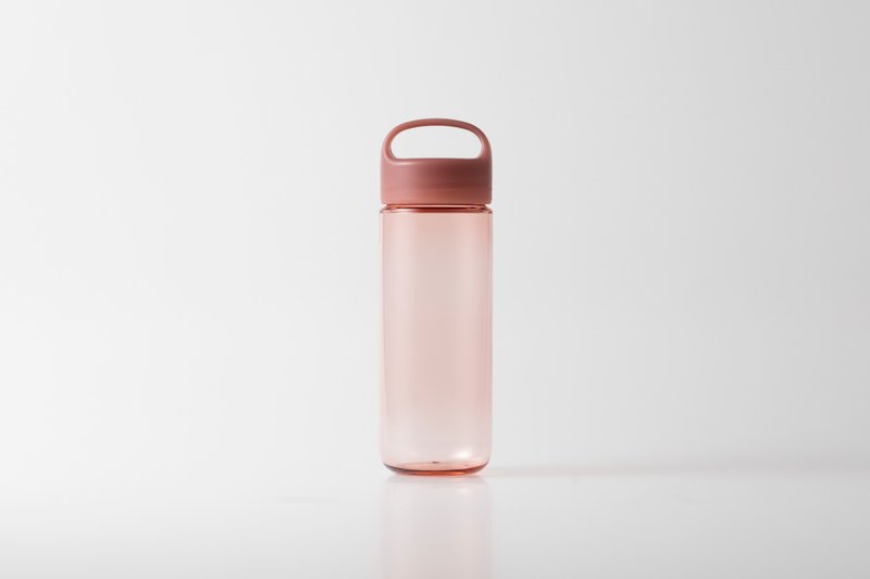 日本Marna Daily Water水樽500mL - 珊瑚色 - 水瓶/水壶 - 树脂 多色