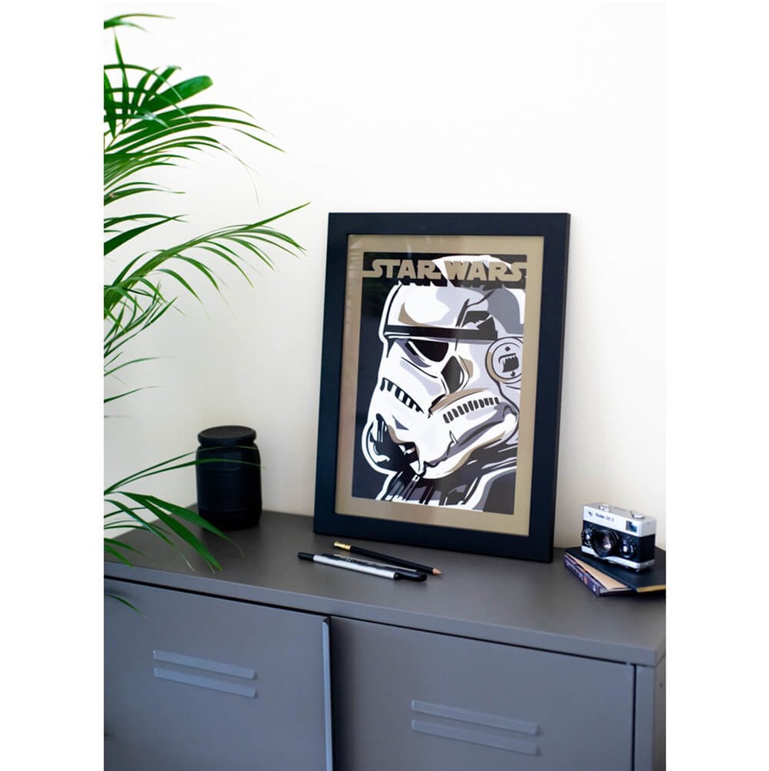 【星际大战】帝国风暴兵 (水彩风) 进口含框复制画 Star Wars - 海报/装饰画/版画 - 其他材质 多色