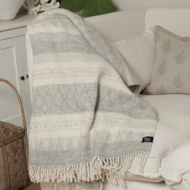 瑞典 Klippan 纯羊毛披毯 (Freja / 灰) - 被子/毛毯 - 羊毛 灰色