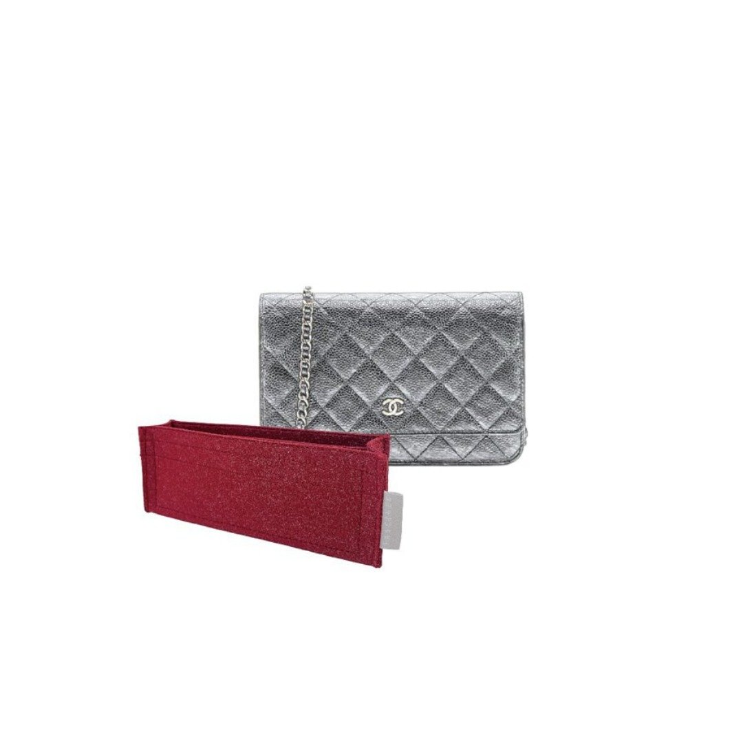 【香港制造|韩国绒布】手制内袋 Chanel Wallet On Chain - 化妆包/杂物包 - 其他材质 多色