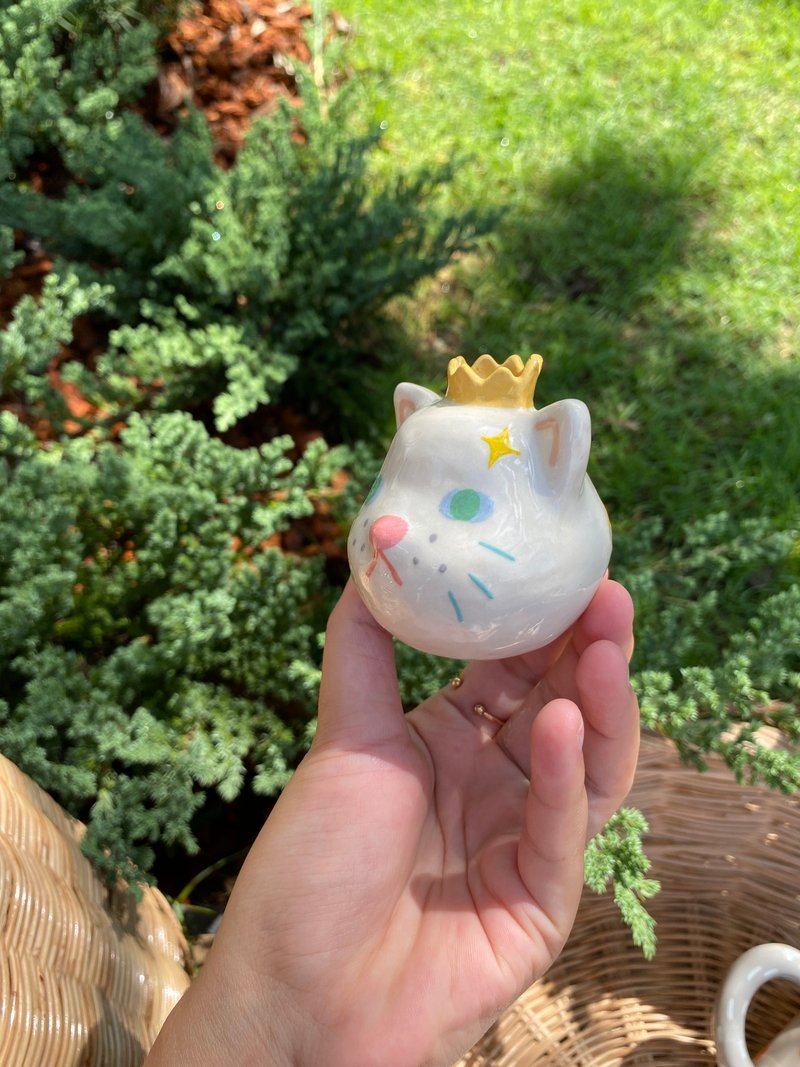 猫花瓶 - 花瓶/陶器 - 陶 