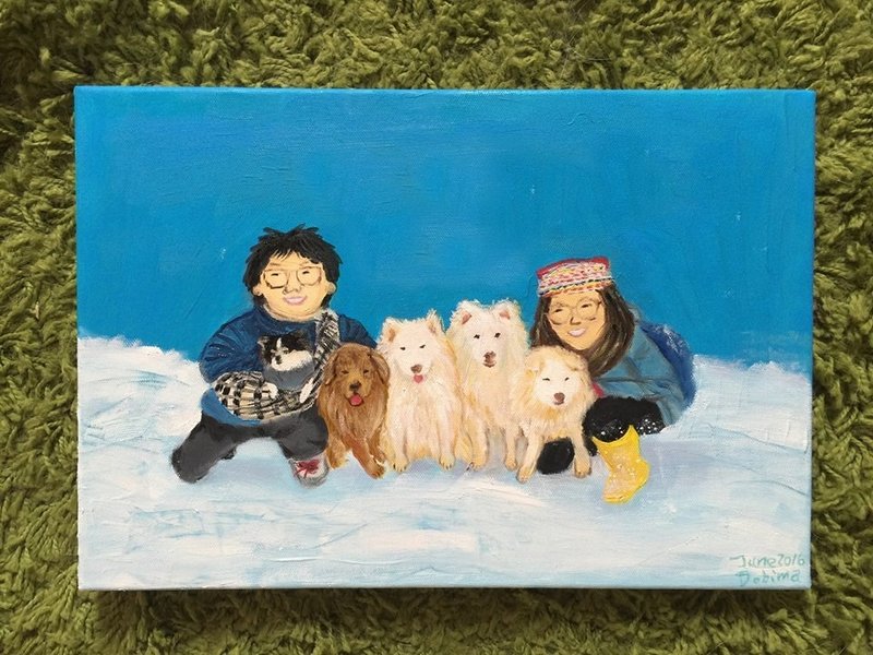 无框画：【宠物油画定制】 - 其他 - 其他材质 多色