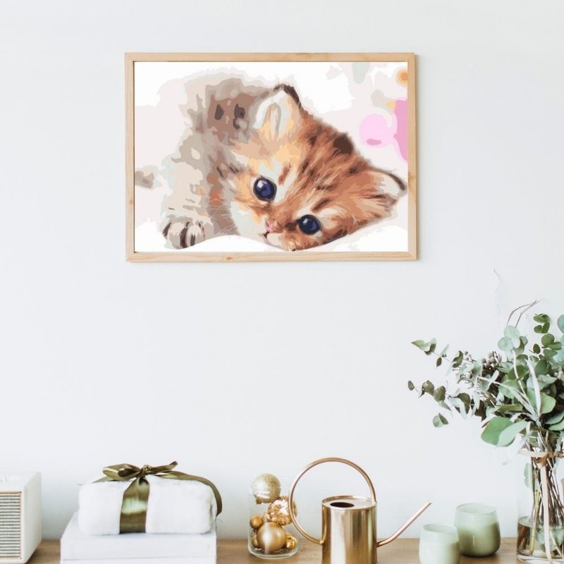 萌萌猫星人 创意数字油画 【销售排行榜 】 - 插画/绘画/写字 - 其他材质 