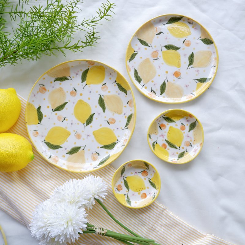 Lemon Ceramic Set (M) - 碗 - 陶 黄色