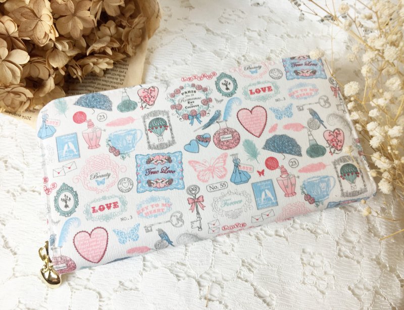 手作好礼 新款‘三夹层钱多多长夹’香水/情人节 生日 母亲节 交换礼物 - 皮夹/钱包 - 真皮 