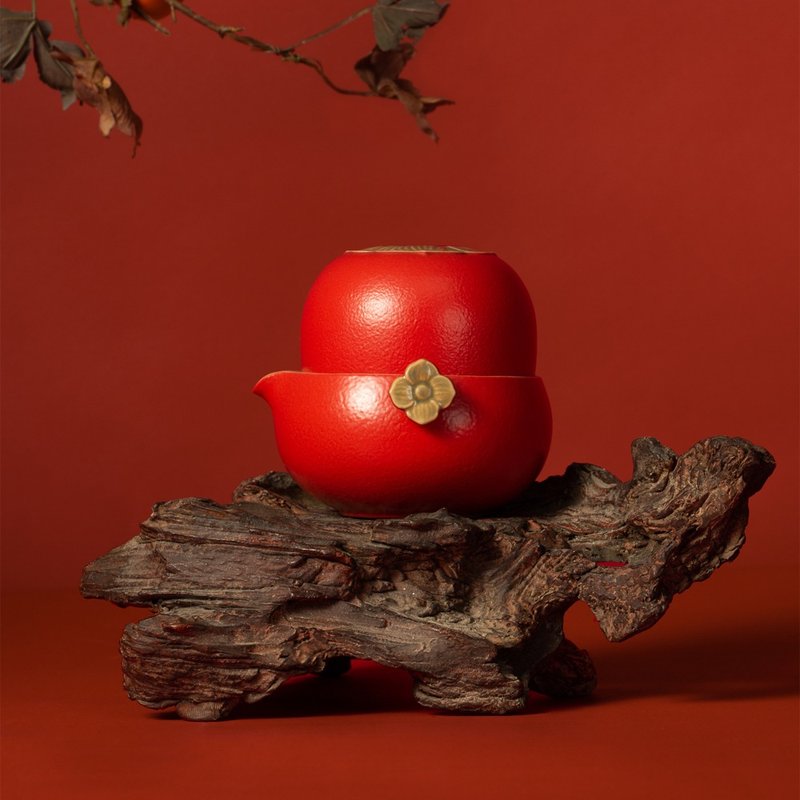 事事如意快客杯便携茶具 - 茶具/茶杯 - 陶 