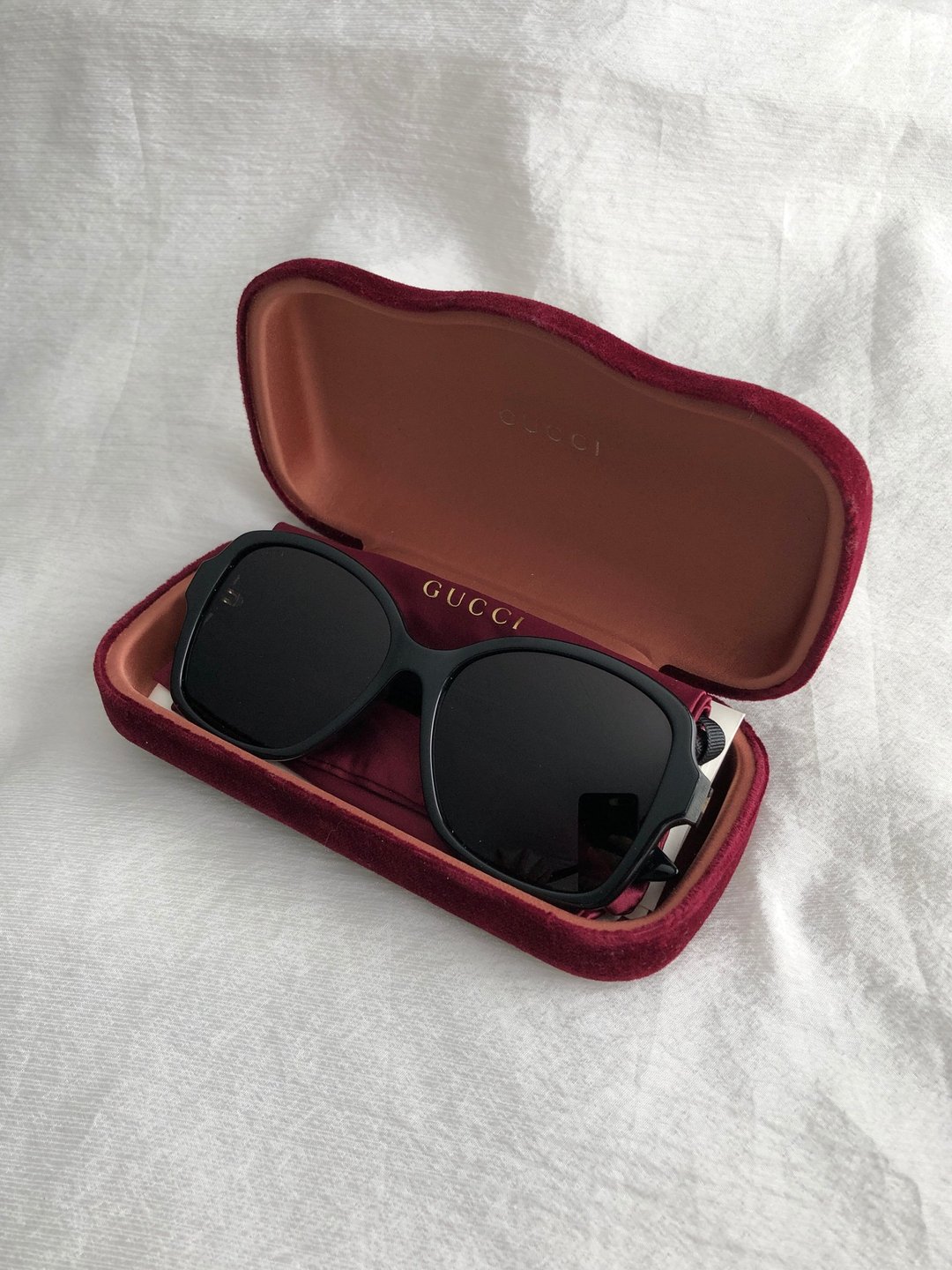 【日本直送 名牌中古包】GUCCI 古驰 太阳眼镜 黑色 GG GG0765SA vintage vintag vintage オールド pueps3 - 墨镜 - 其他材质 黑色