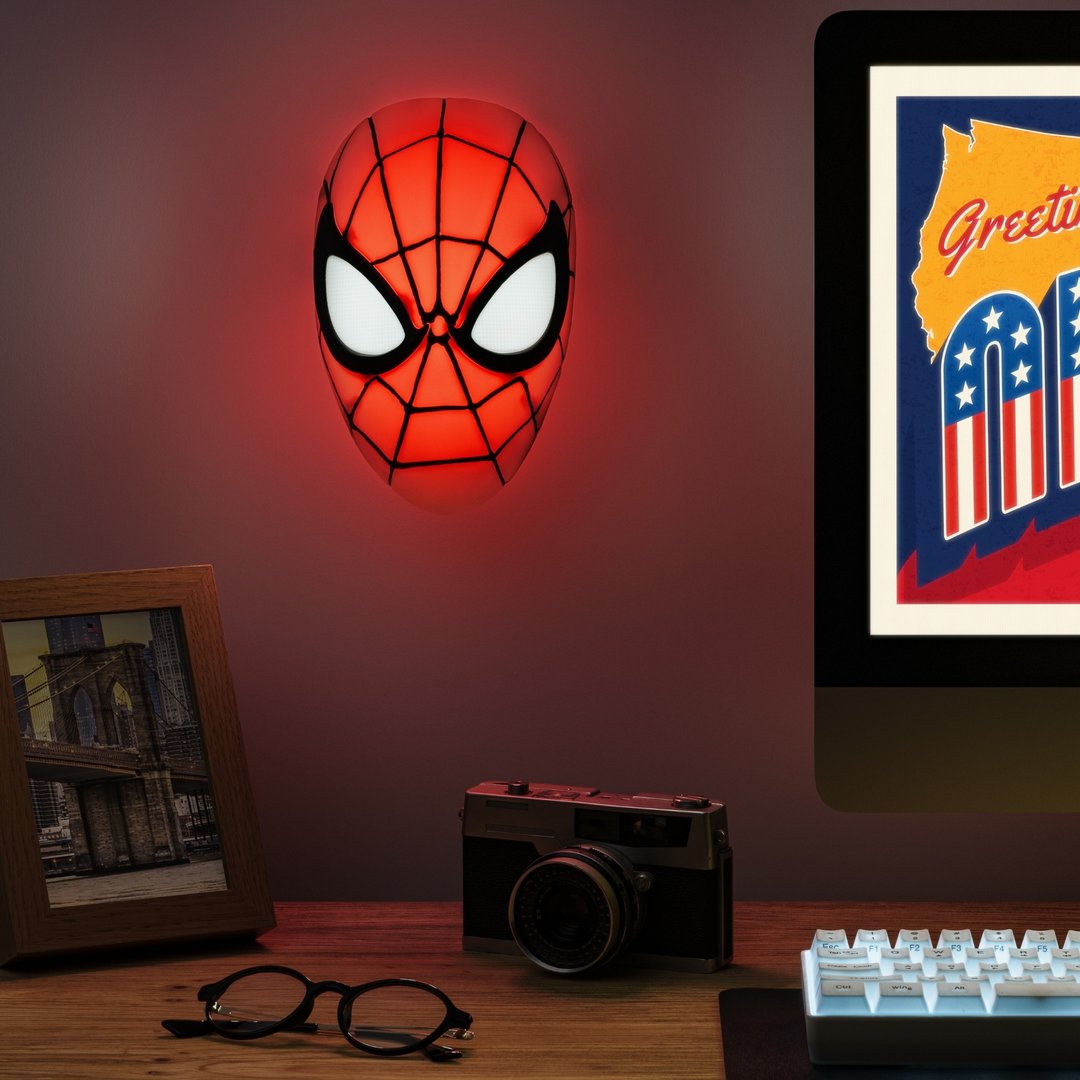 【全球首发】官方授权漫威Spider-Man面具造型灯 - 灯具/灯饰 - 塑料 多色