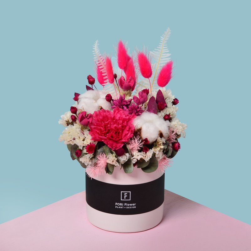 母亲节 / FORi Flower花里/ SWEET CAKE / 干燥花永生花 - 摆饰 - 植物．花 粉红色