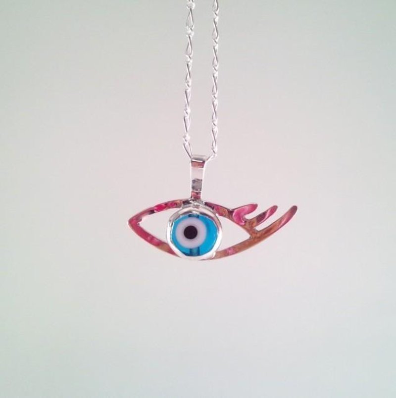 ◇ Evil Eye SV pendant to prevent evil eyes ◇ [PB] - 项链 - 其他金属 