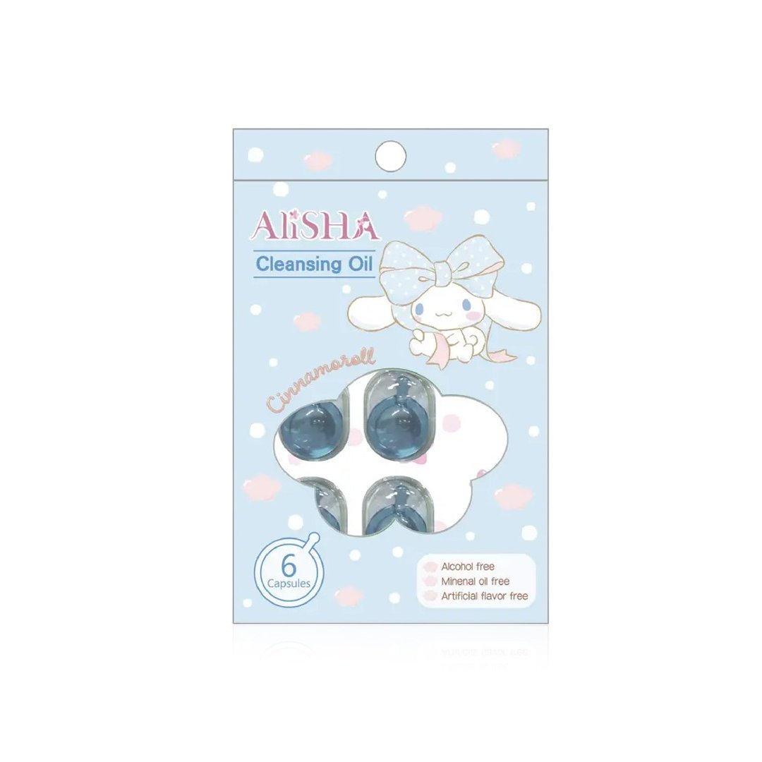 AliSHA x 三丽鸥联名 大耳狗限定版 即净卸妆油胶囊 (6 粒/片装) - 脸部清洁/卸妆用品 - 其他材质 透明
