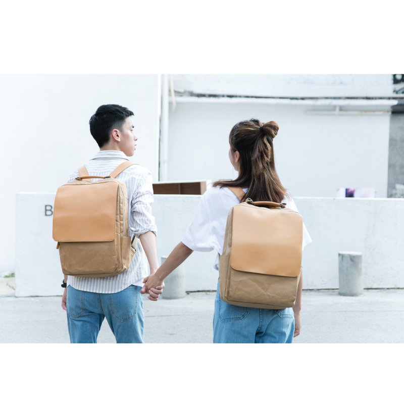 D4808-L Paper Backpack - 后背包/双肩包 - 防水材质 