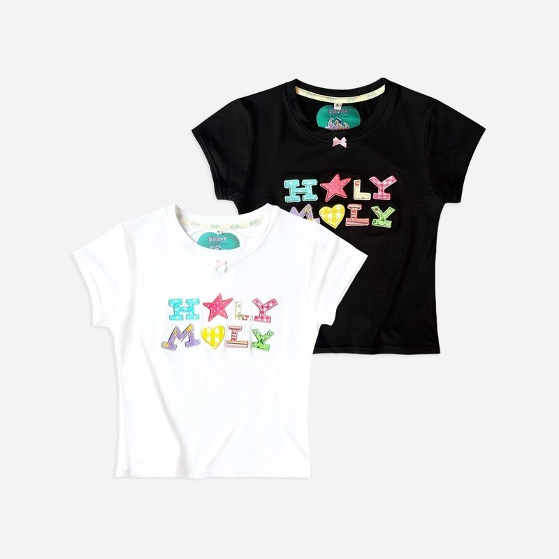 DADDY | Holy Moly Baby Tee 超可爱的婴儿 T 恤 - 女装 T 恤 - 其他材质 