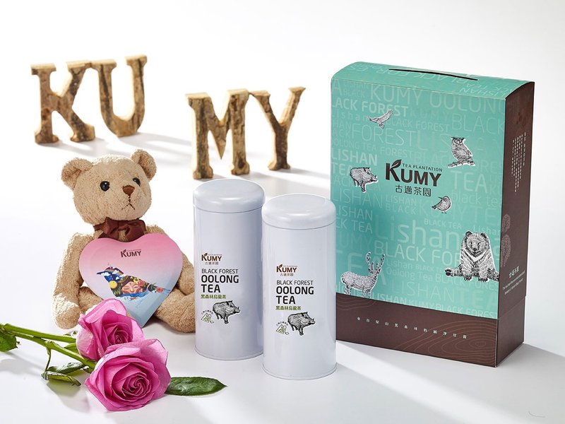 清风茶叶礼盒 三角立体茶包 梨山黑森林乌龙茶 2罐 - 茶 - 新鲜食材 白色