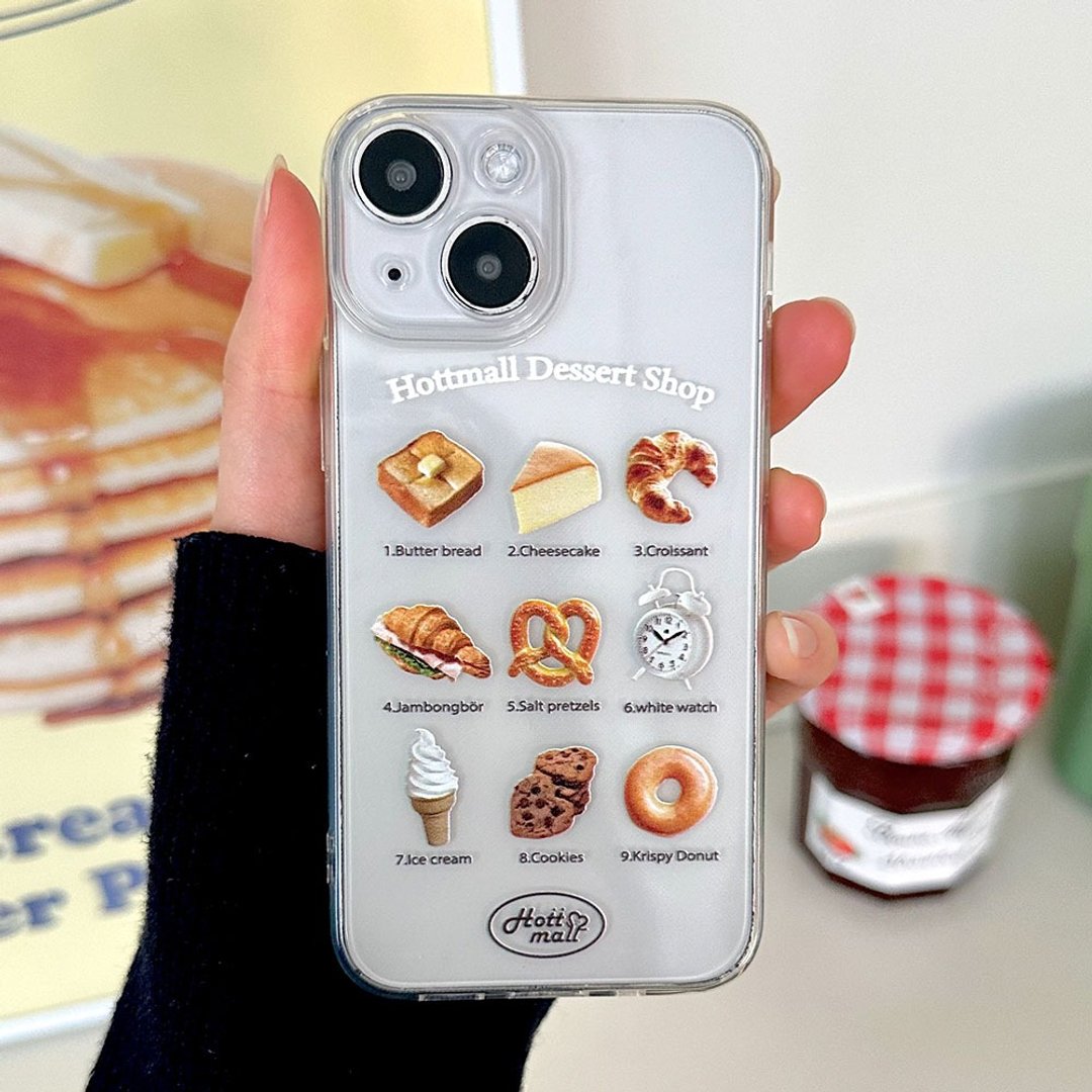 iPhone Galaxy Dessert 防摔防刮透明手机壳 - 手机壳/手机套 - 塑料 多色