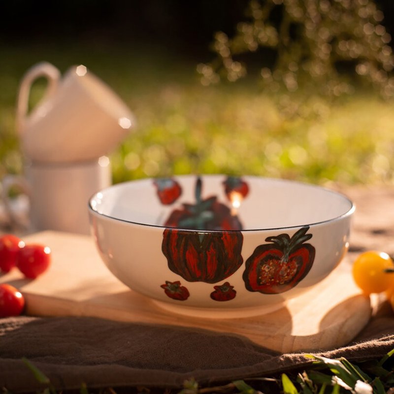 gift0002 蕃寻回味 (蕃茄碗) - 碗 - 陶 