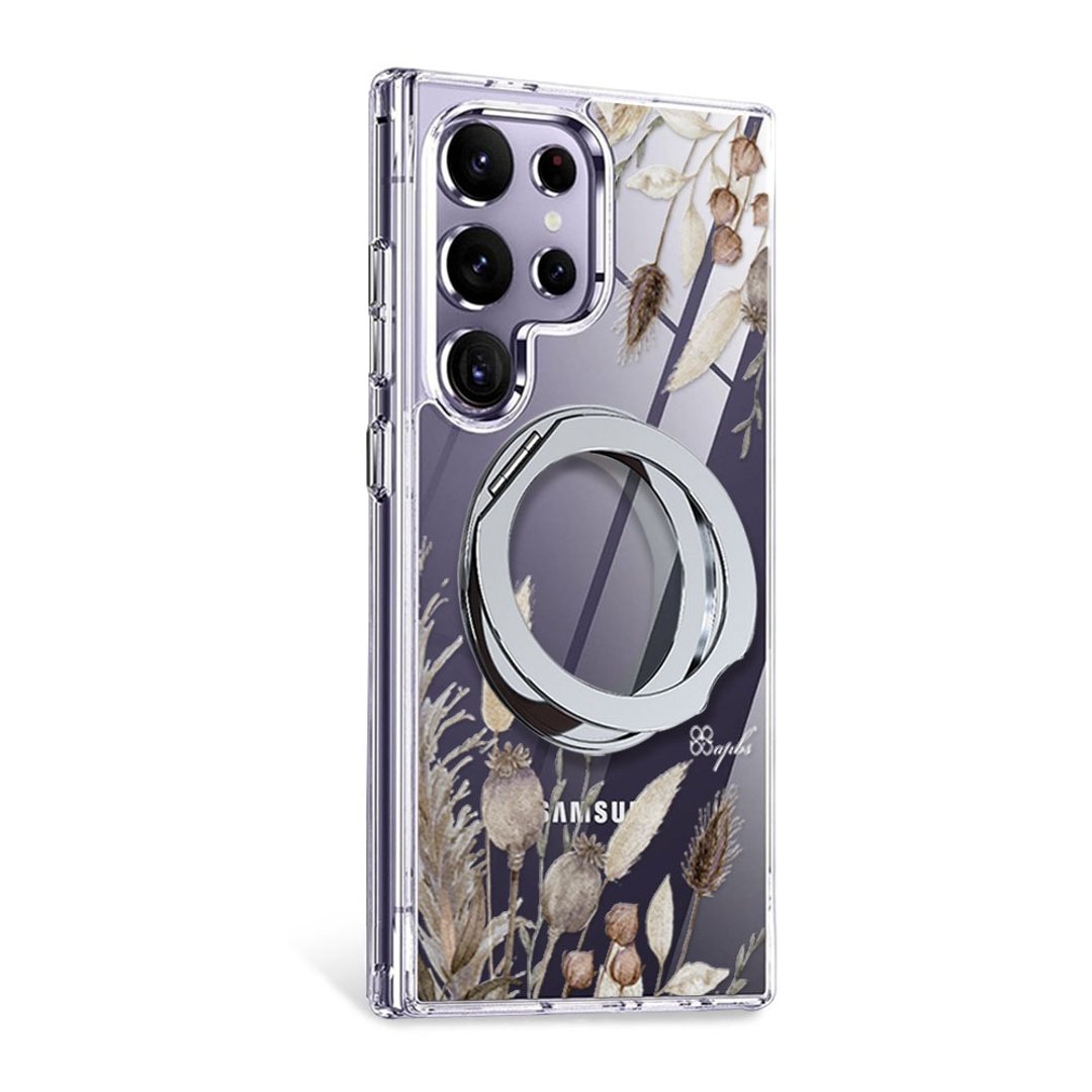 Samsung S26/S25/S24/A56系列 军规 360 旋转磁吸立架手机壳 - 秋分 - 手机壳/手机套 - 其他材质 多色