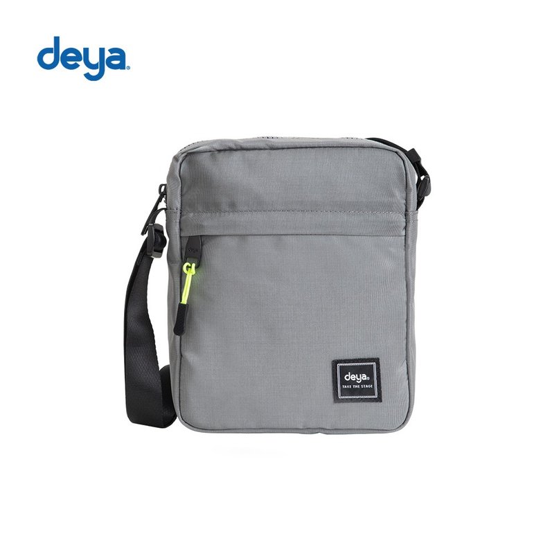 deya Simple极简抗菌方包-裸色灰 - 侧背包/斜挎包 - 聚酯纤维 灰色