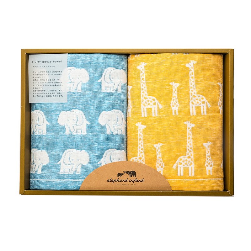 JOGAN日本成愿毛巾 elephant infant 象宝贝系列 礼盒组 - 其他 - 棉．麻 