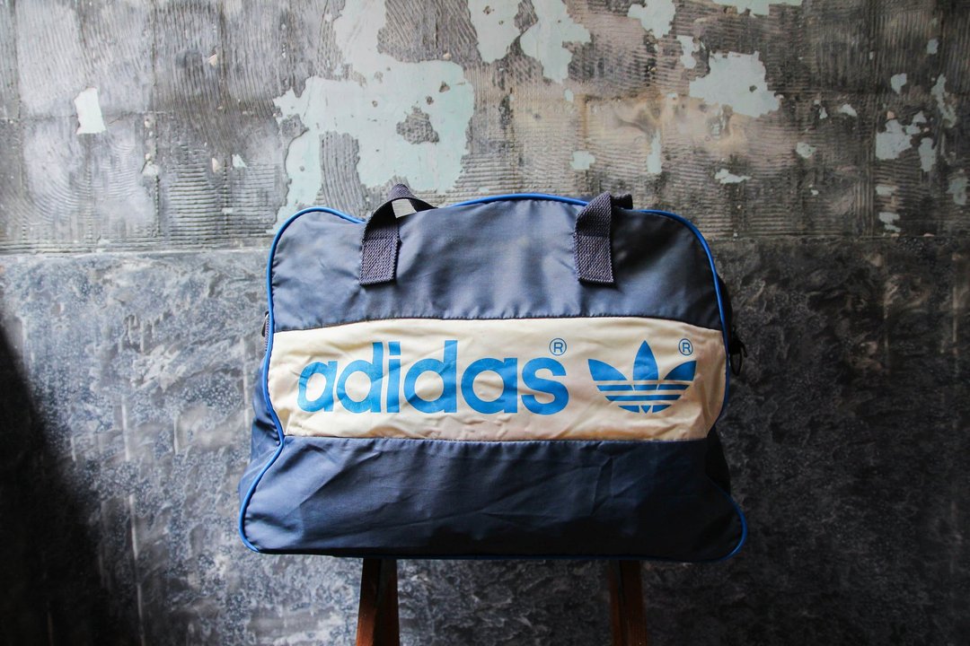 袅袅百货公司-Vintage adidas 80'S早期手提运动包  复古着 - 手提包/手提袋 - 其他材质 