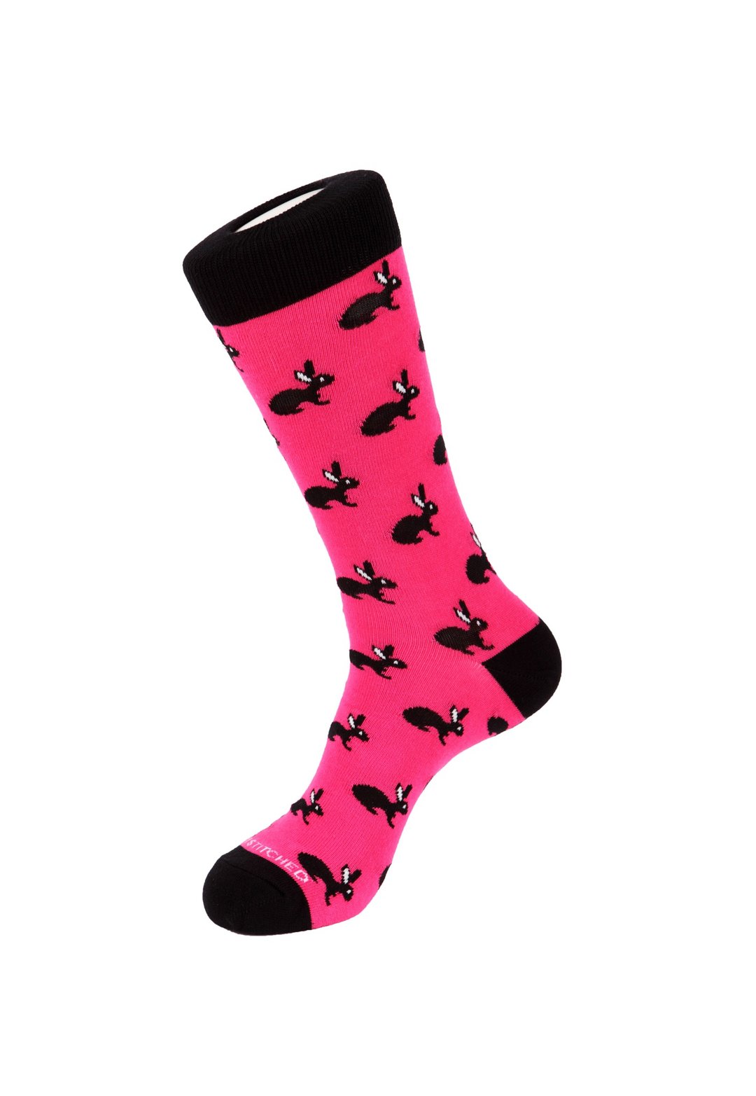 Rabbit Socks 兔子图案袜子 by Unsimply Stitched - 袜子 - 棉 粉红色