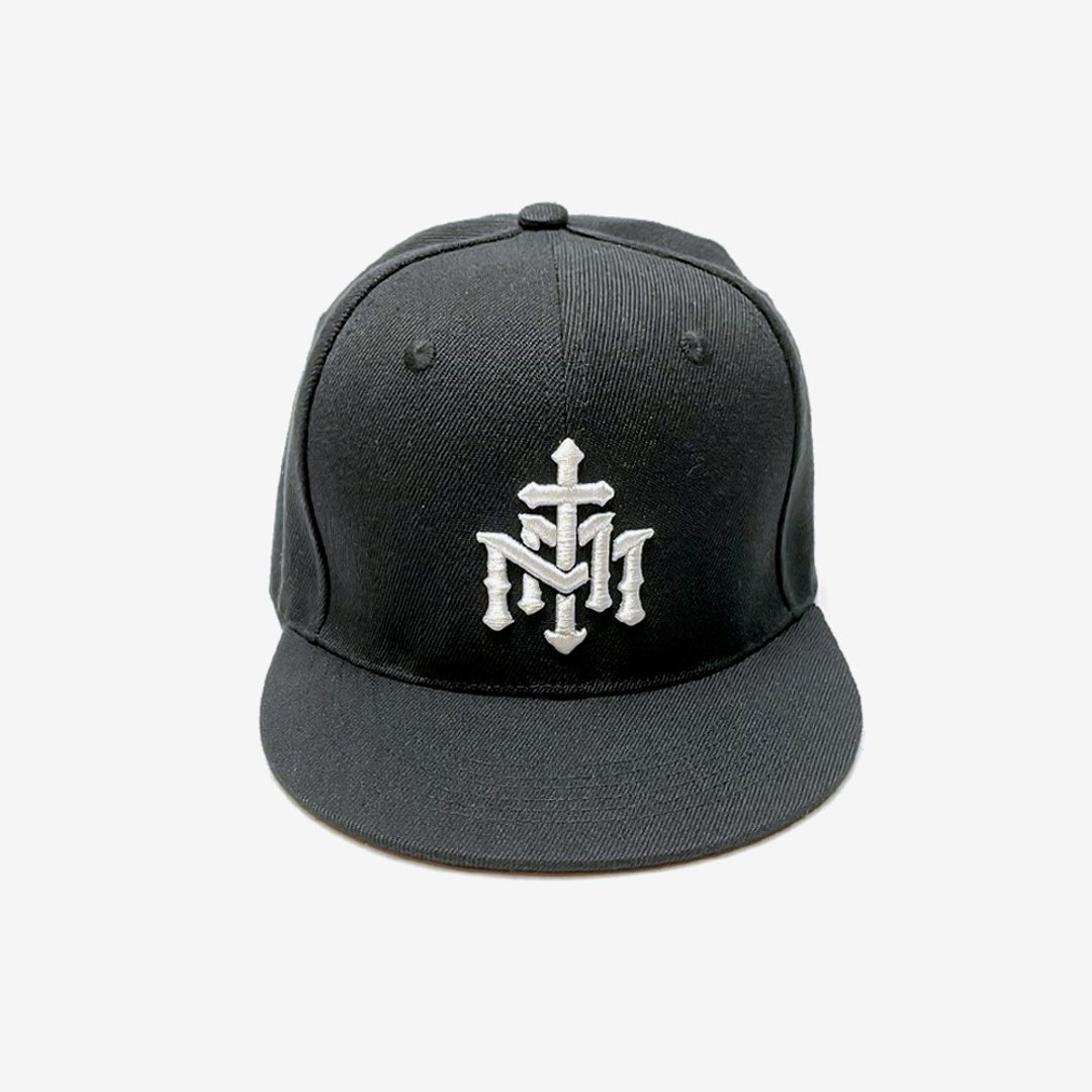MATAMA 23 S/S M-T-M LOGO BASEBALL CAP - 帽子 - 棉 黑色