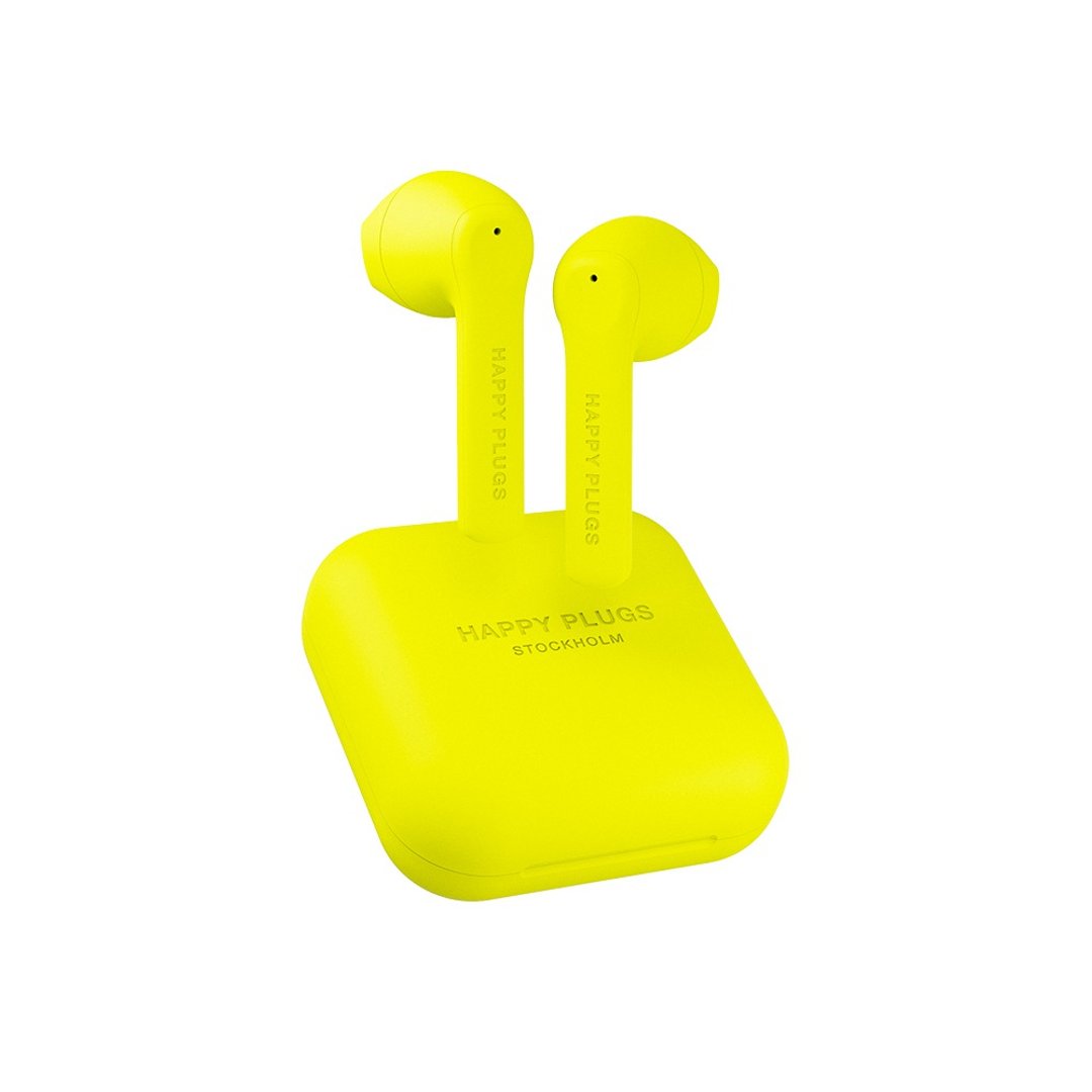 Happy Plugs Air 1 Go 真无线蓝牙耳机 - 霓光黄  yellow - 耳机 - 塑料 黄色