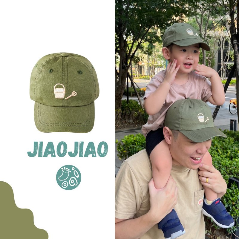 JiaoJiao脚郊-儿童老帽_沙沙帽 - 婴儿帽/发带 - 棉．麻 多色