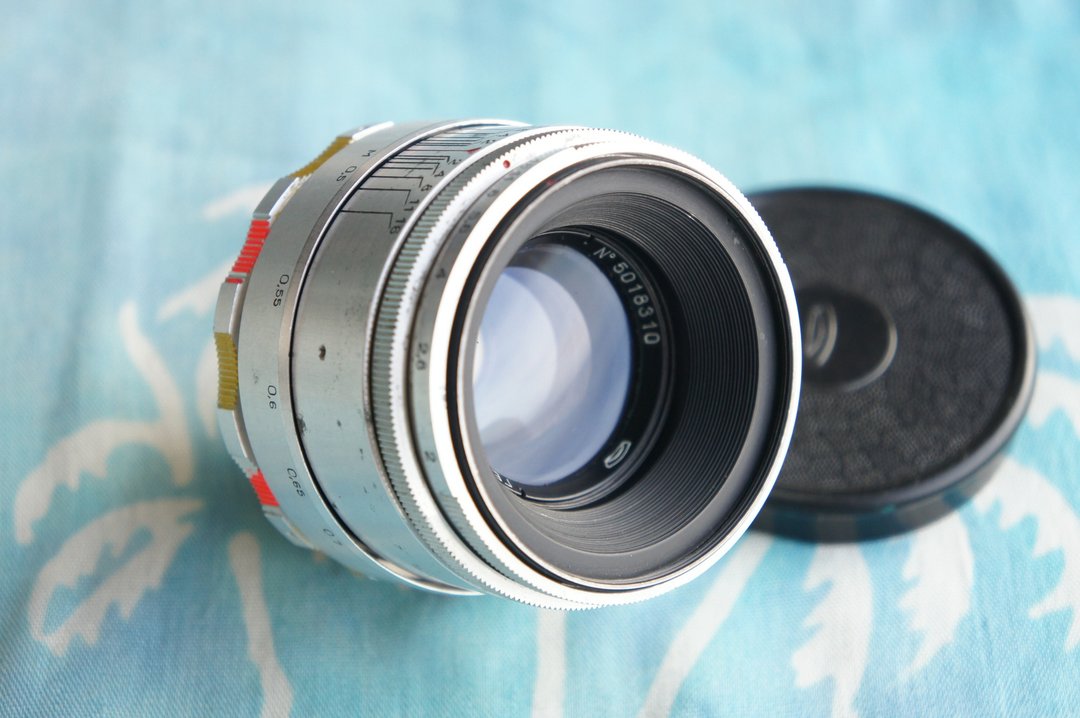 Helios-44 58mm f/2 lens for M39 Zenit WHITE! 8 BLADES - 相机 - 其他材质 