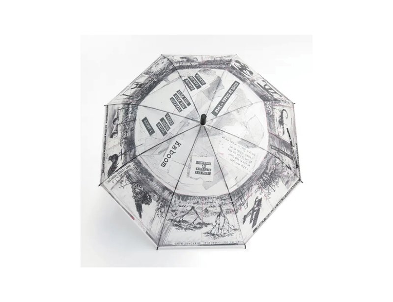 头与荷重 圆 III 素描 雾透直伞 威廉 肯特里奇 - 雨伞/雨衣 - 塑料 