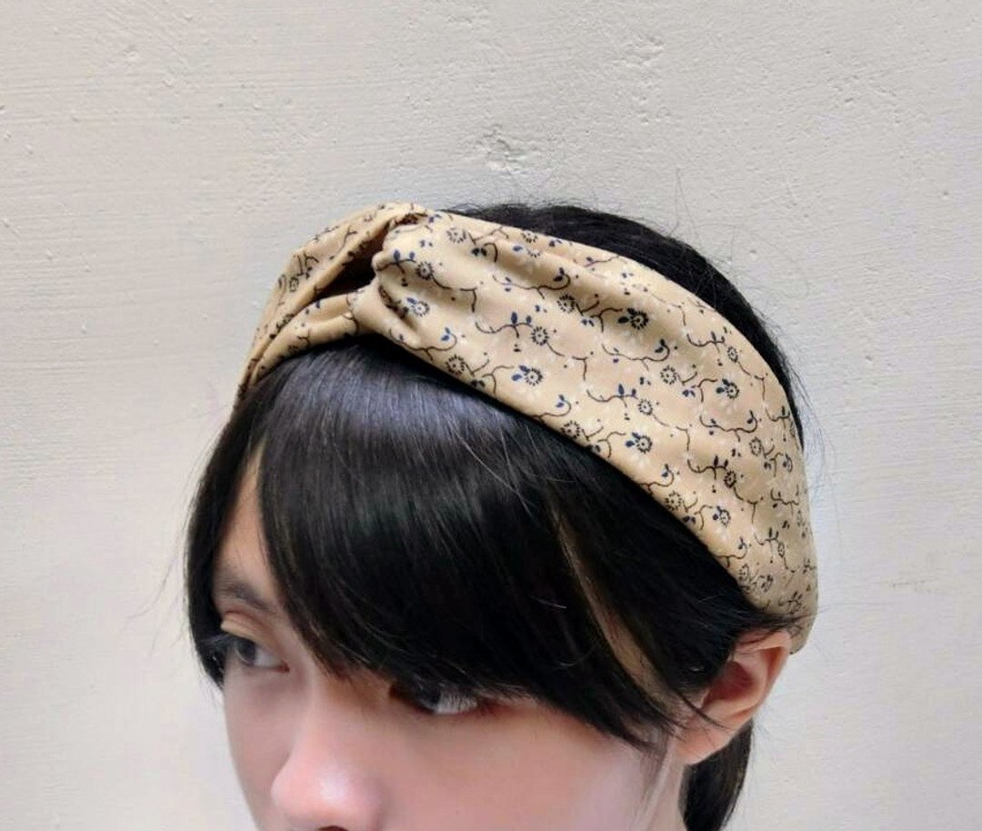 宽版发带 松紧带 交叉款 hairband   *SK* - 发饰 - 棉 