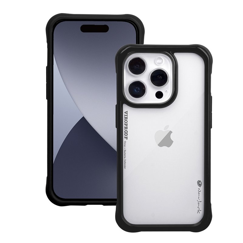 NavJack【抗病毒系列】│iPhone 14全系列机种│超奈米军规防摔壳 - 手机壳/手机套 - 塑料 白色