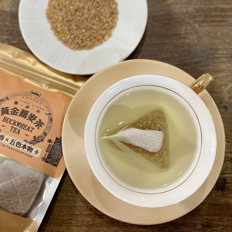 李亭香x五色本物 | 大稻埕名物汇集 | 黄金荞麦茶 - 茶 - 新鲜食材 橘色