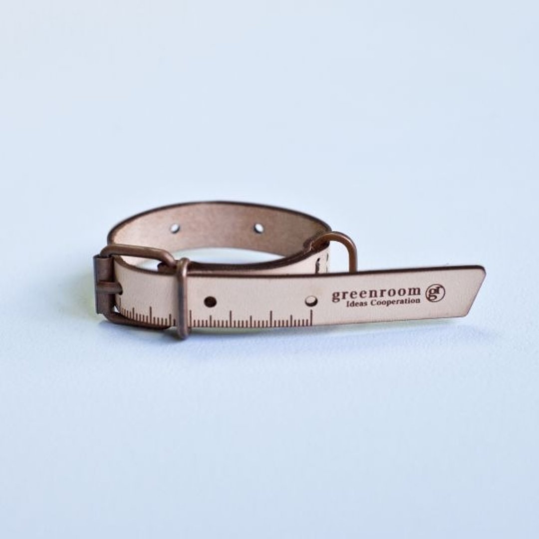RULER BRACELET 皮尺手环 - 手链/手环 - 真皮 透明