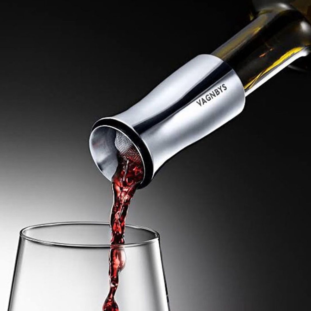 VAGNBYS七合一醒酒倒酒滤酒器【红点设计奖|送质感随身袋】 - 酒杯/酒器 - 不锈钢 