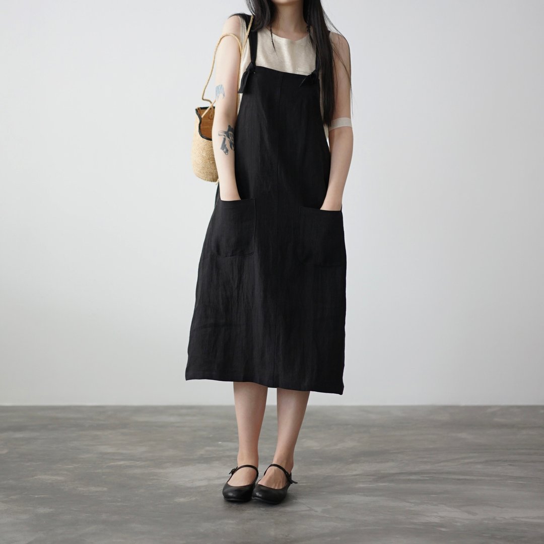 Sunlight  Linen Knitted Vest - 女装背心 - 棉．麻 白色