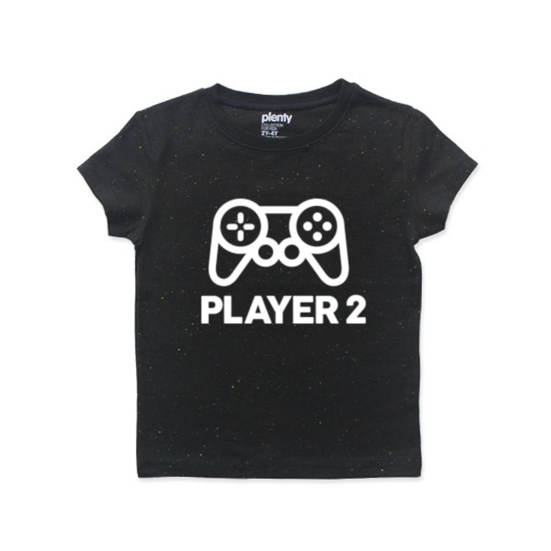 短袖 Tshirt Player2 白字款 - 其他 - 棉．麻 