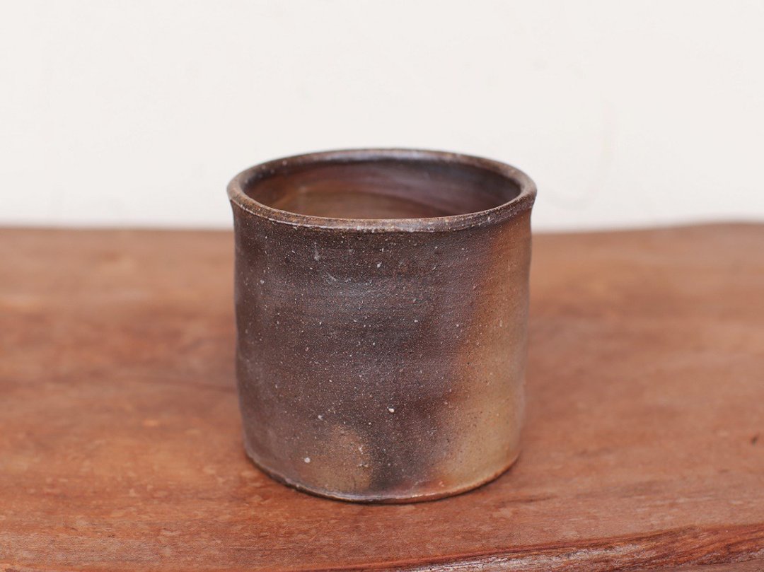 Bizen ware Shochu s7-047 - 咖啡杯/马克杯 - 陶 咖啡色