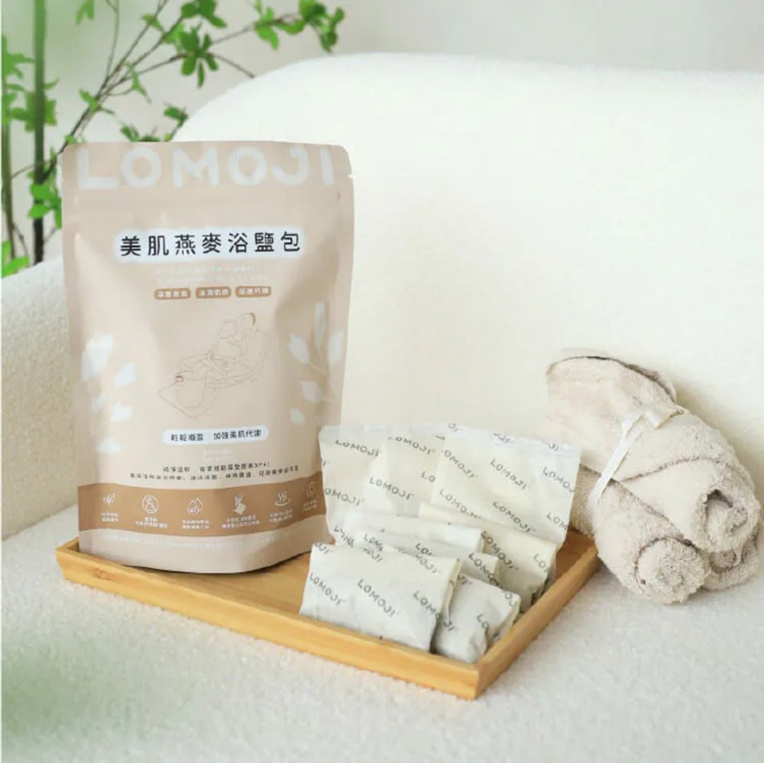 美肌燕麦浴盐包【足浴放松舒眠组】燕麦浴盐包14入| 泡脚泡澡都OK - 旅行套装 - 其他材质 白色