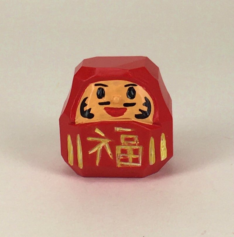 达摩小号 - 玩偶/公仔 - 木头 红色