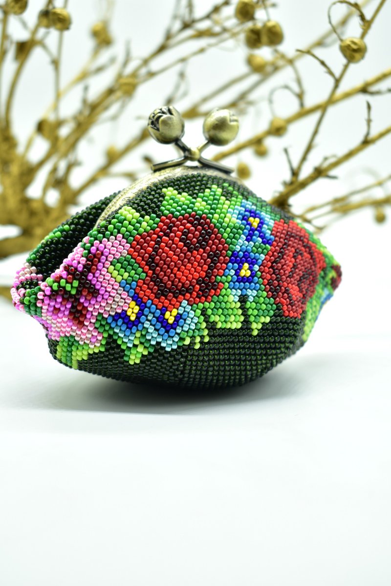 Digital Download - PDF - Bead crochet pattern - Beaded coin purse DIY  #132-3 - 编织/刺绣/羊毛毡/裁缝 - 其他材质 